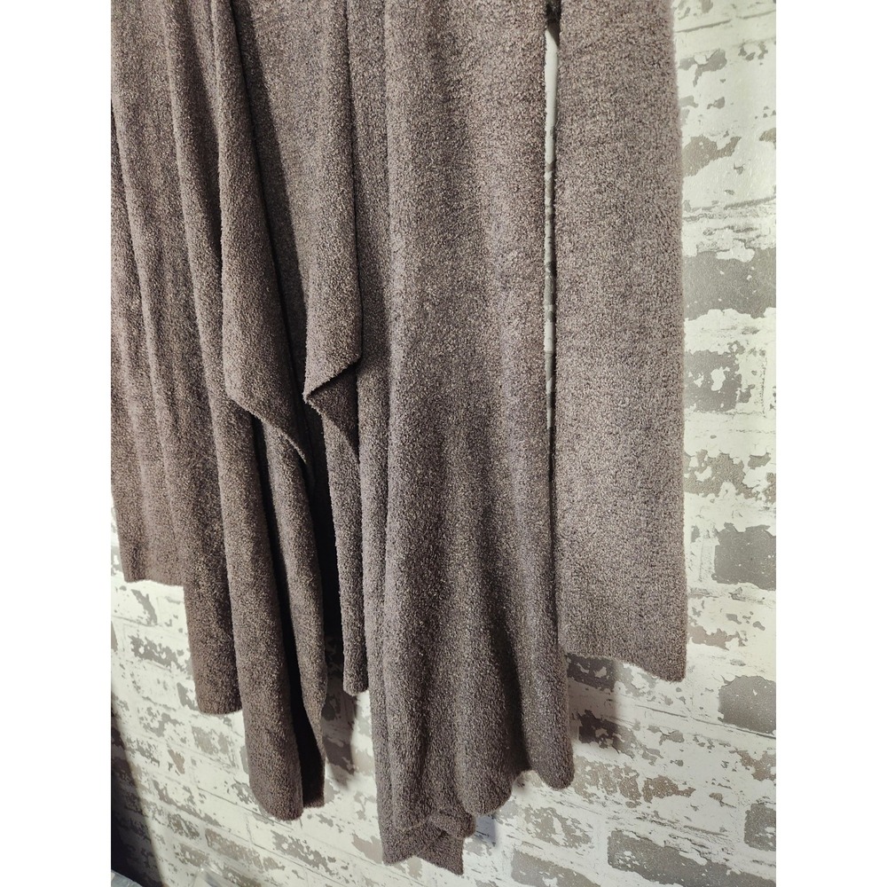 Barefoot Dreams Cardigan Womens S/M Brown CozyChic Lite Open Front Wrap Lounge - Picture 7 of 16